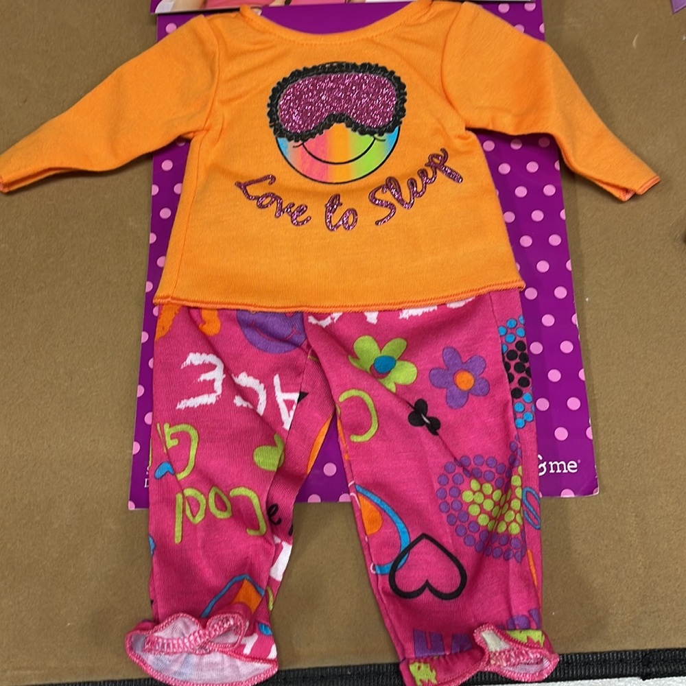 18 inch doll pajamas